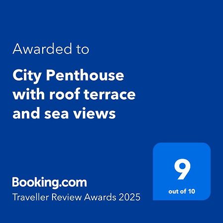 City Penthouse With Roof Terrace And Sea Views Βαλέτα Εξωτερικό φωτογραφία