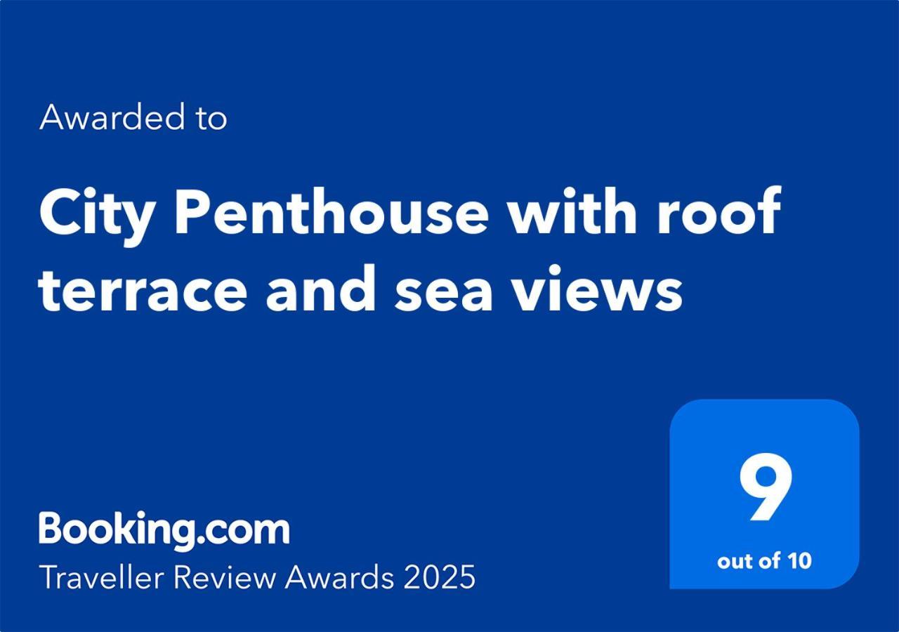 City Penthouse With Roof Terrace And Sea Views Βαλέτα Εξωτερικό φωτογραφία